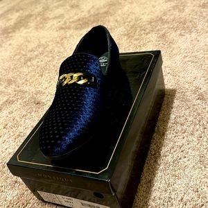 Brand new men’s shoes navy blue